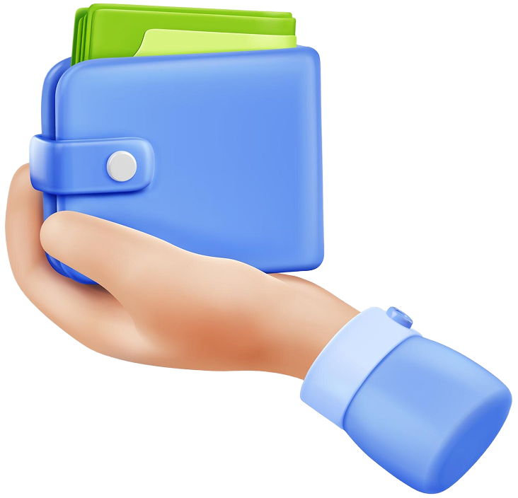 holding bank notes